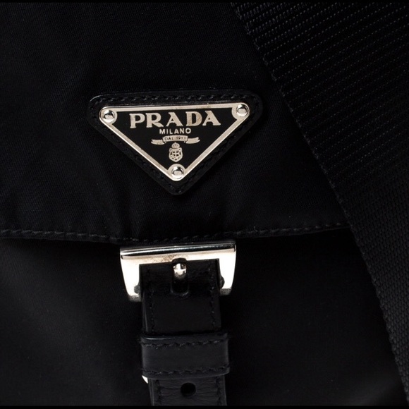 Prada Black Nylon and Leather Crossbody Bag - Picture 3 of 9